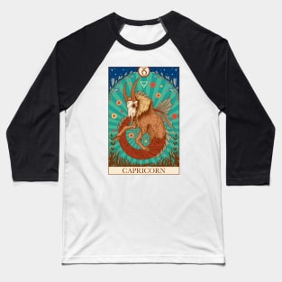 Zodiac sign tarot card Capricorn Baseball T-Shirt